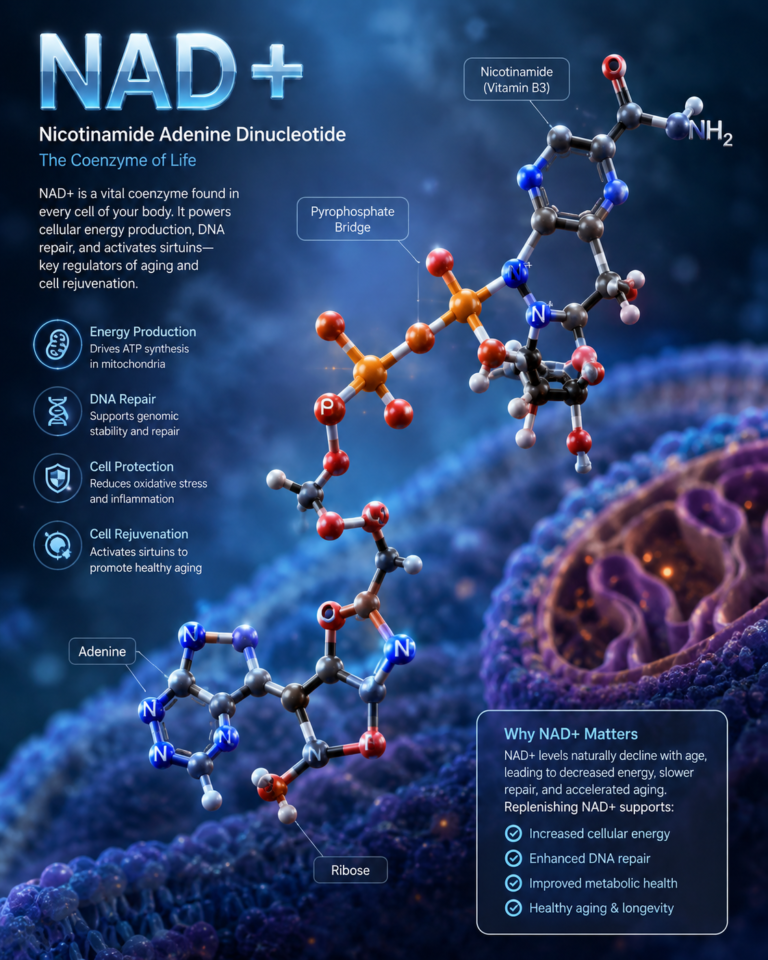 What is Nad+ and why does it decline with age?