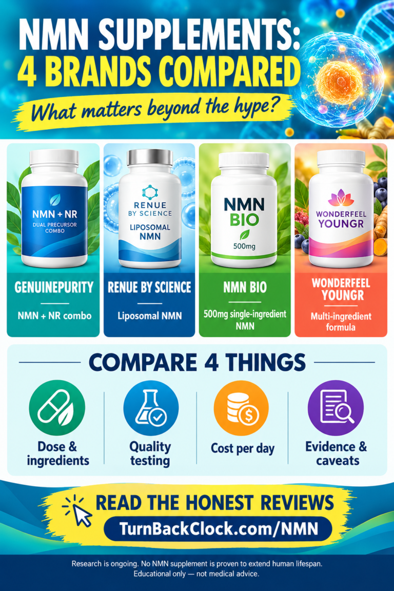 Best NMN Supplements Compared (2026) — 4 Brands Reviewed Side by Side